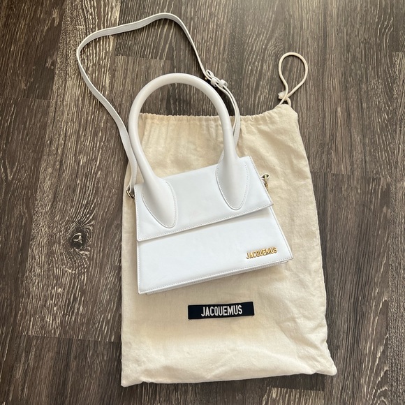 Jacquemus white le grand chiquito bag - Picture 5 of 15